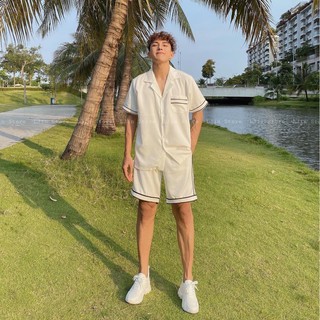 Set sơ mi nam cổ vest