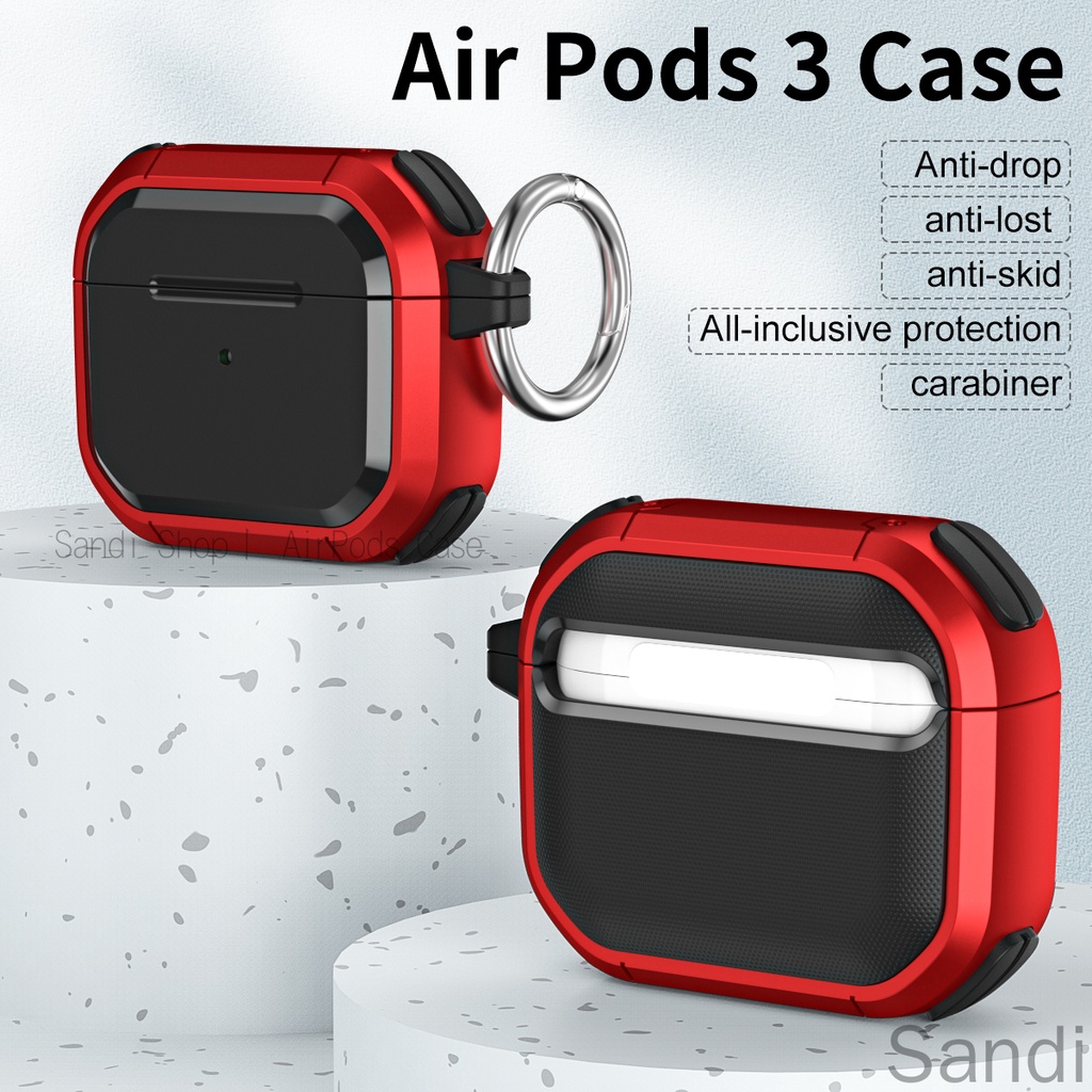 Đơn Giản AirPods 4 Ốp Lưng AirPods Thunder Armor Cho AirPods Pro Ốp Lưng TPU PC Chống Rơi Cho AirPod