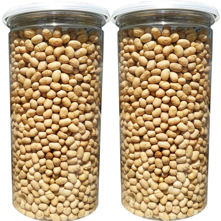 1Kg đậu nành sấy chín giòn ngon - 2 hũ nắp nhôm hiệu TPS