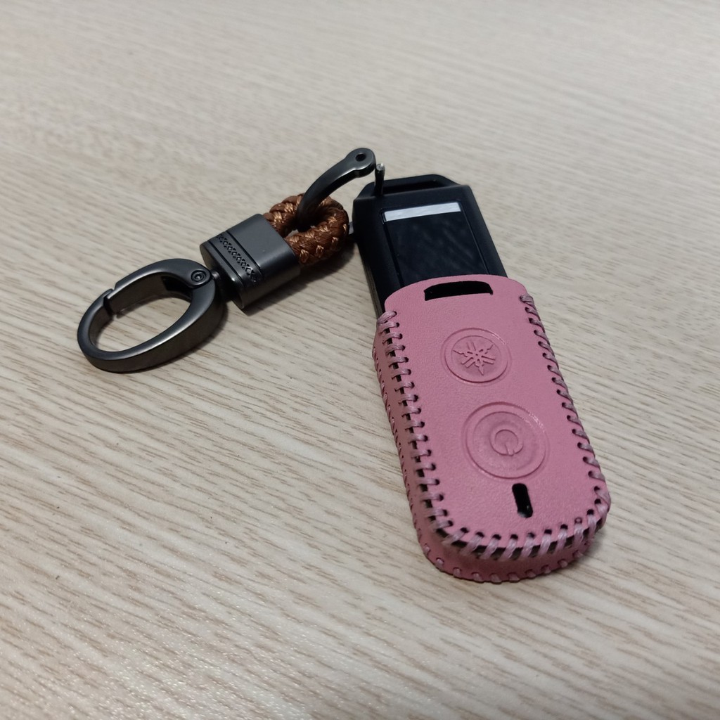 Bao da chìa khóa Smartkey xe NVX, Janus, Grande, Latte