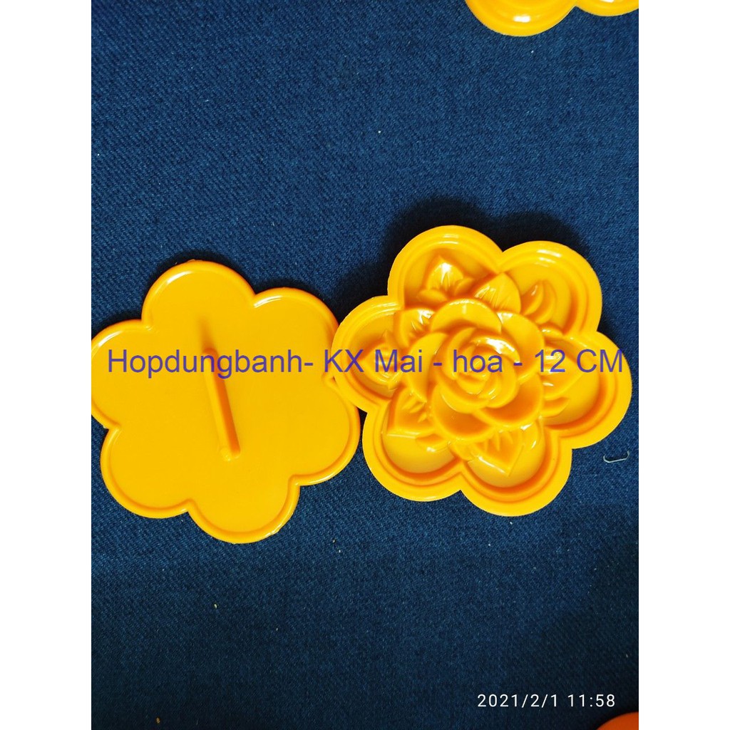 Khuôn Nhận Xôi Bông Mai 12 CM - Phước -Thọ - Song Hỷ - Hoa Hồng 12 CM