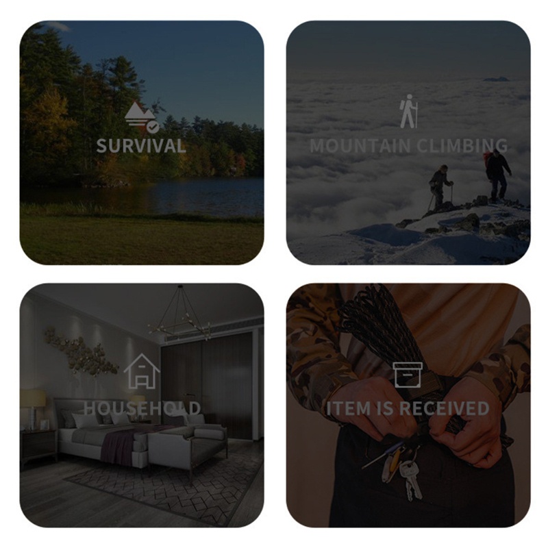 QQ Dây Móc Khóa / Kẹp Giữ Găng Tay / Thắt Lưng Tiện Dụng