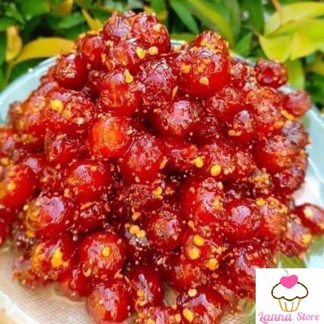 🍒🍒Chùm ruột xốc muối ớt món ăn vật tuổi thơ thần thánh - Hộp 500g