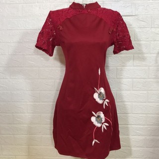 Sườn xám cách tân đặt trên live.lubachly