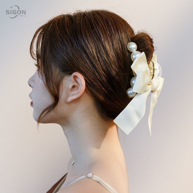 Kẹp tóc kim loại thiết kế đơn giản phong cách Hàn Quốc cho nữ