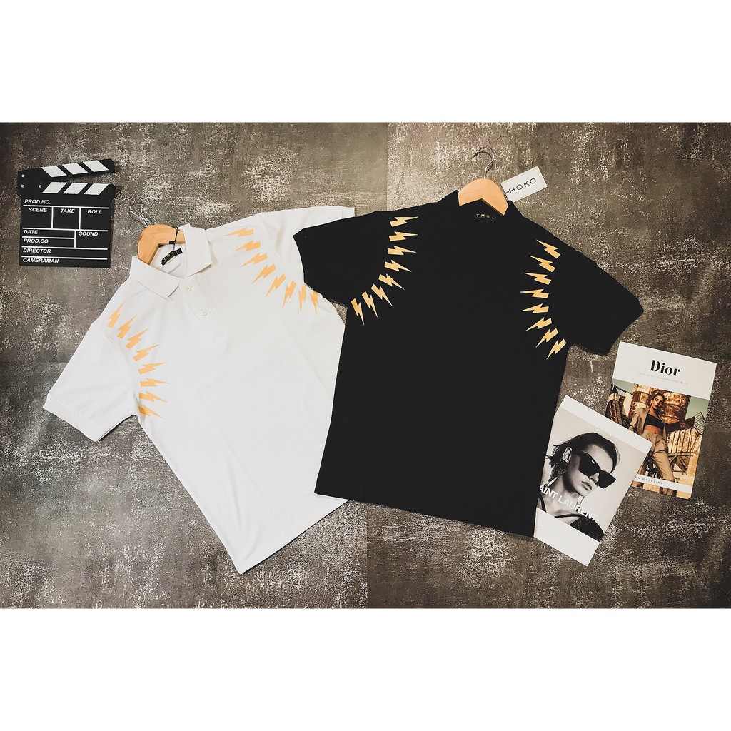 [DEAL KHỦNG] Áo Polo Cao Cấp ⚡ĐỦ SIZE 42 KG-80 KG ⚡ Áo Polo Ne.il Ba..rret tia sét viền ná | BigBuy360 - bigbuy360.vn