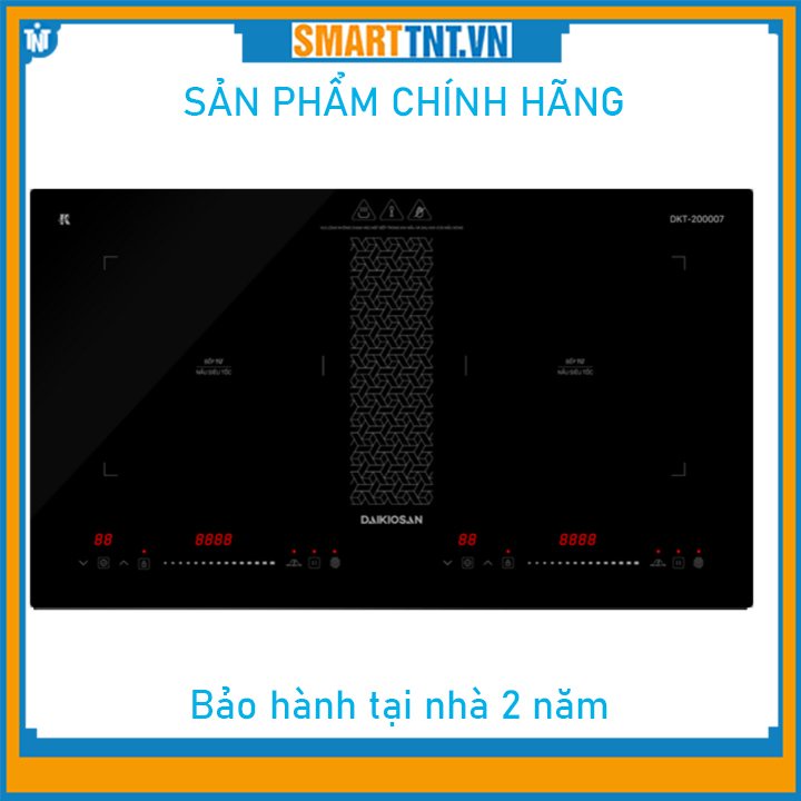 Bếp từ đôi cao cấp chính hãng Daikiosan DKT-200007 mới