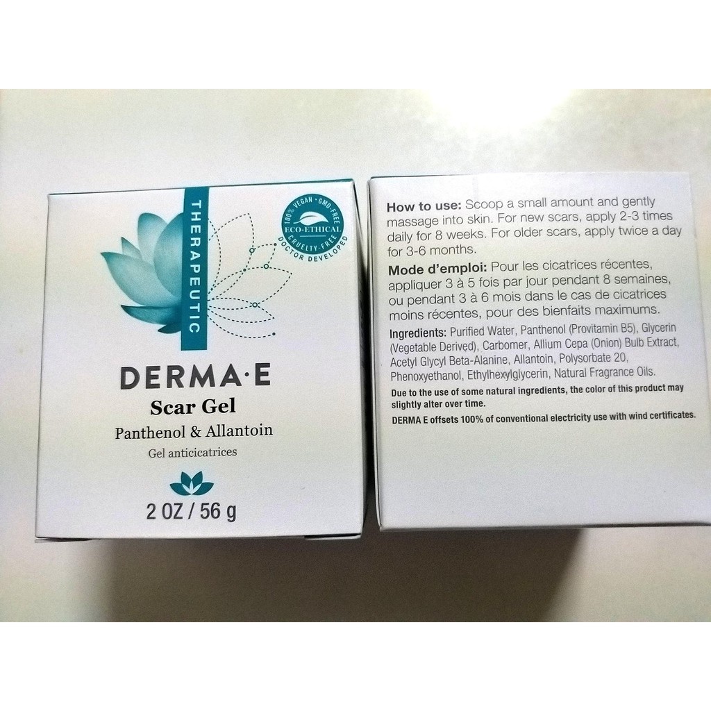 (CHUẨN MỸ) KEM DƯỠNG DERMA-E SCAR GEL MỜ SẸO, THÂM 56G