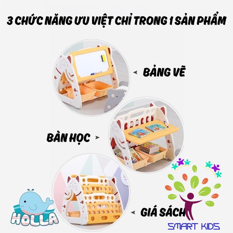 Bảng vẽ mèo holla 3 in 1