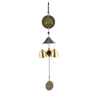 Chuông gió phong thủy đồng nguyên chất - LPCG1007
