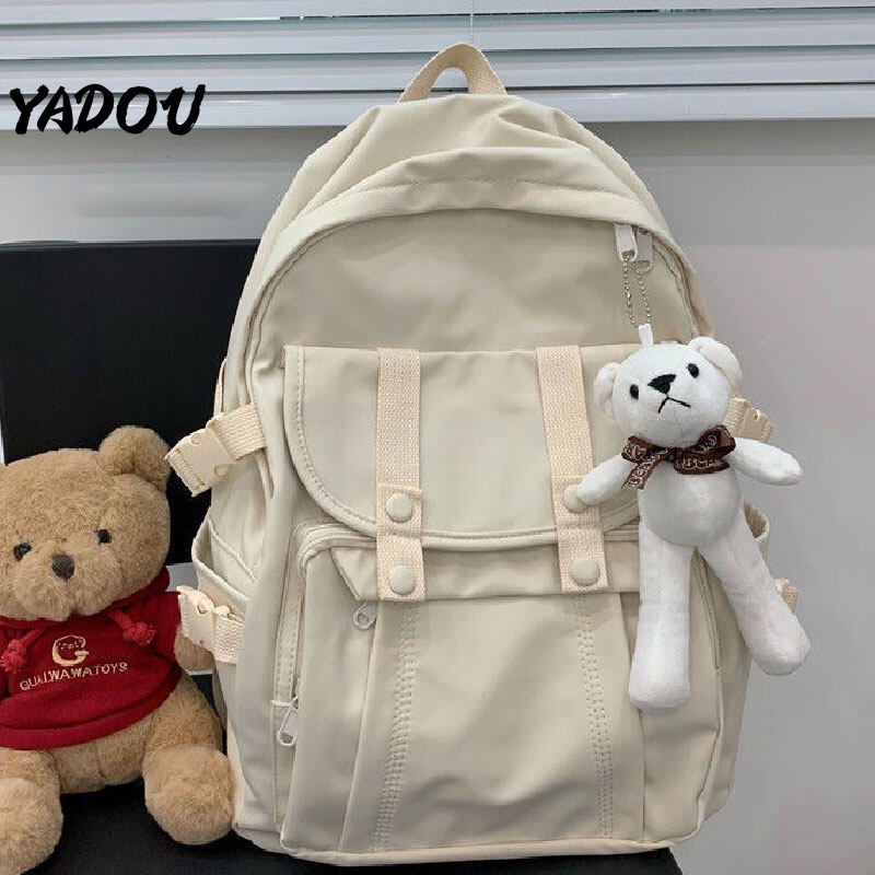 Balo YADOU chất vải oxford siêu nhẹ cỡ lớn tùy chọn màu sắc thời trang cho nữ