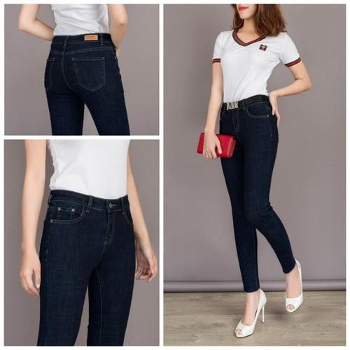 THANH LÝ-Quần jean nữ co giãn lưng cao hàng công ty 4 màu nhiều size | BigBuy360 - bigbuy360.vn