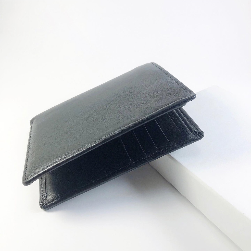 Ví da nam dáng ngang da bò cao cấp mềm mại thương hiệu N&amp;L leather độ bền trên 6 năm có bảo hành