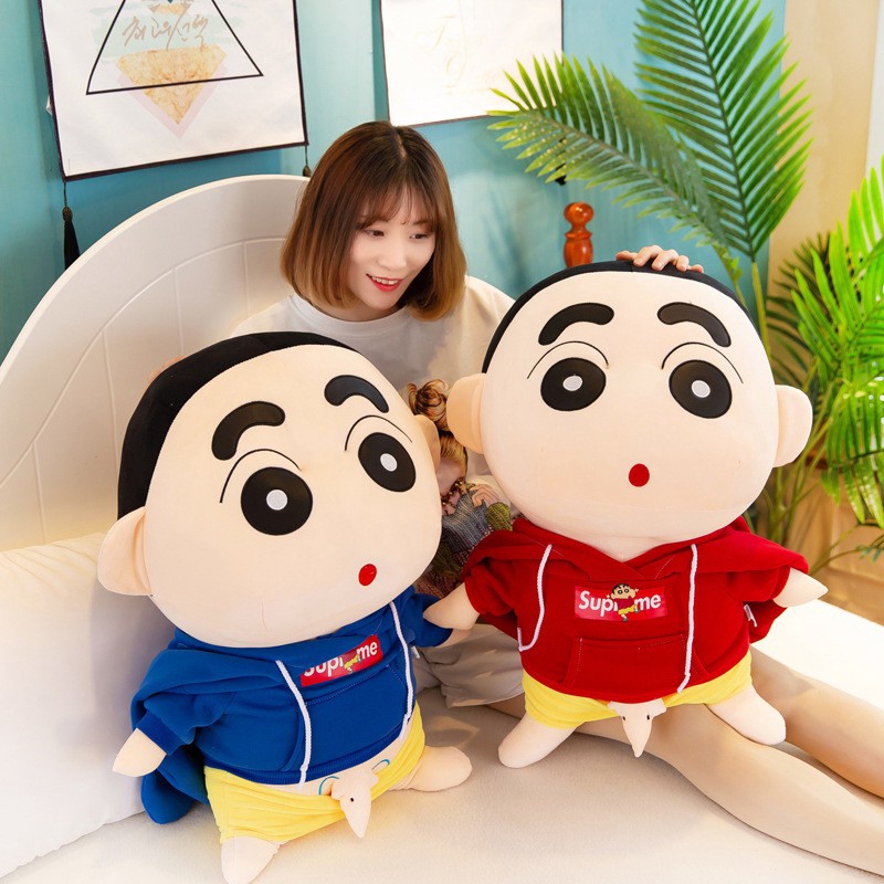 Đồ chơi nhồi bông hình cậu bé bút chì shin-chan dễ thương