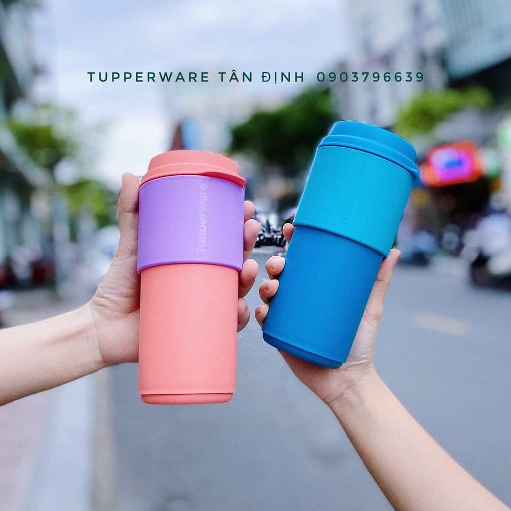 Ly Nước Mang Đi Tupperware Coffee To Go Dung Tích 490ml.