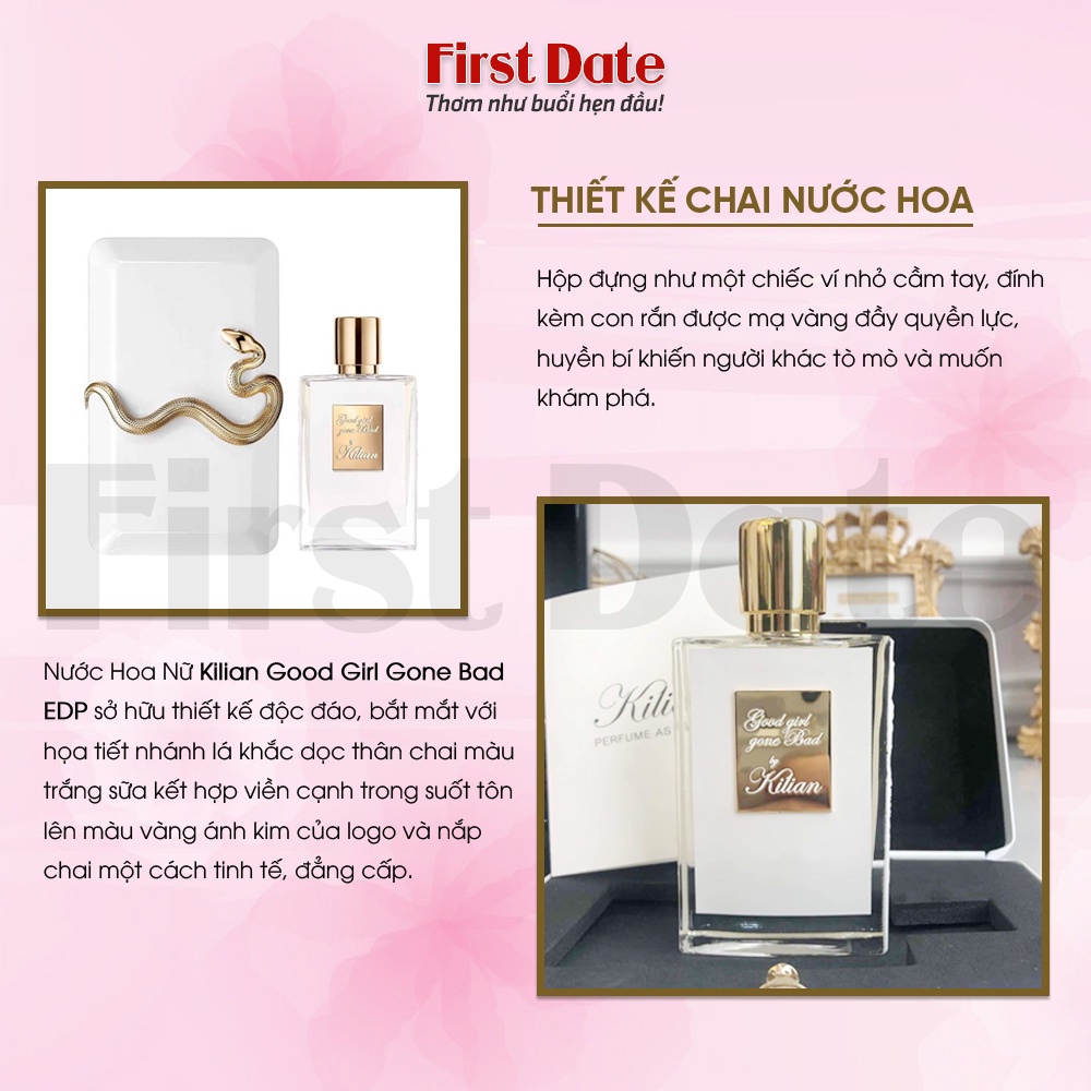 Nước Hoa Nữ Rắn Trắng Killian Good Girl Gone Bad - Mùi hương của Quyền Lực và Sang Trọng - First Date