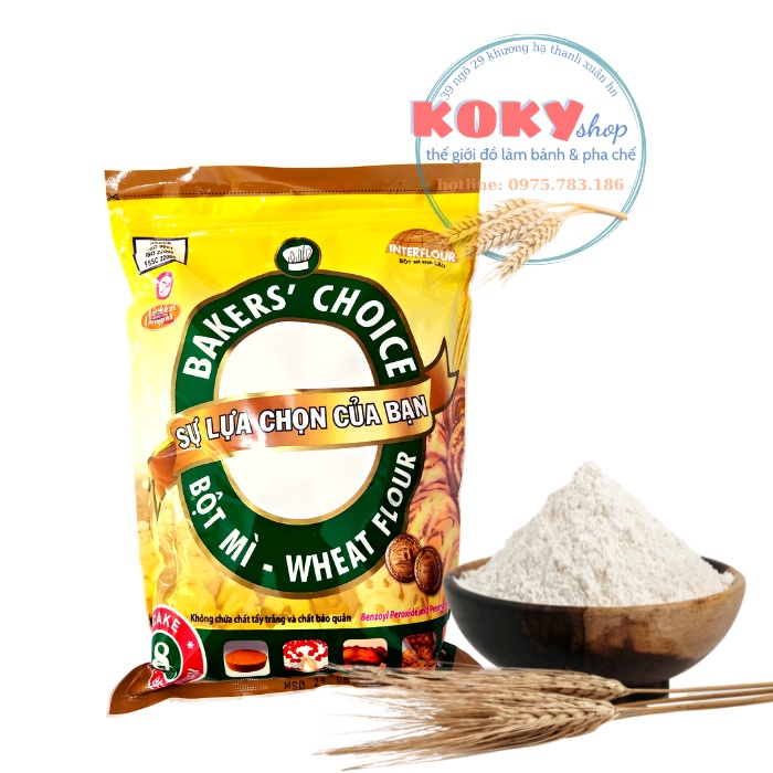 Bột mì Bakers' Choice số 8 (BỘT BÁNH BÔNG LAN) - 1kg