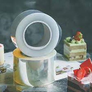 Cuộn thành bánh băng mica cứng, mềm 8cm - 6cm