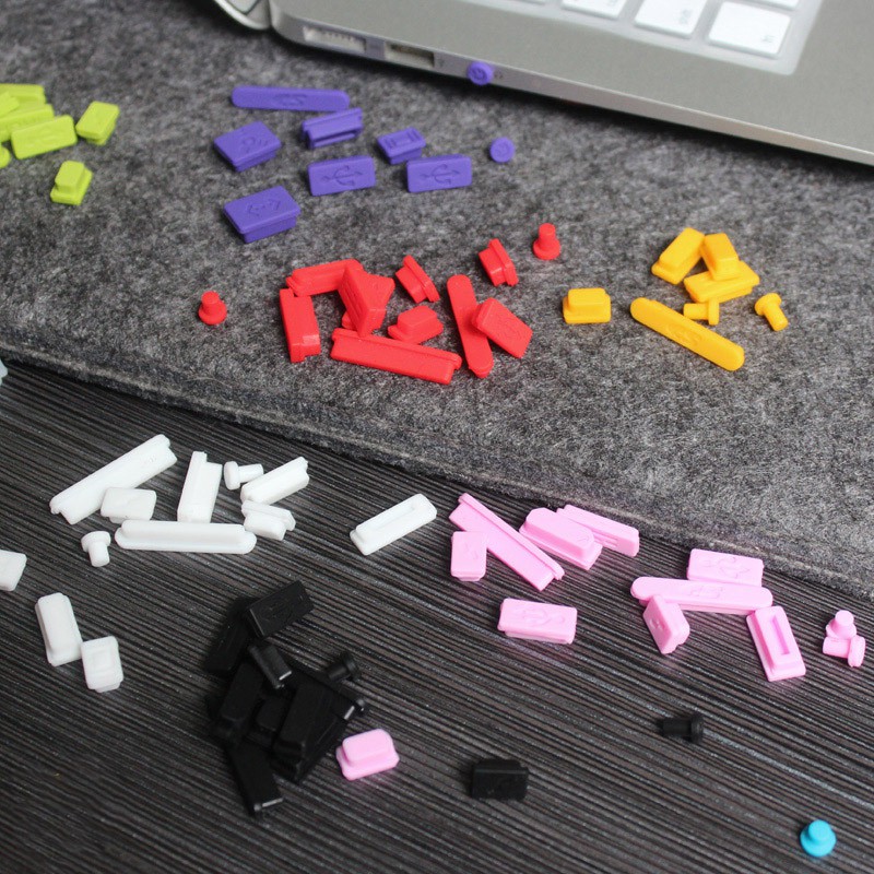 Nút silicon mềm chống bụi cho compatible for 2021 Macbook Pro 14  Air 11 13 A2179 A1932 Pro 13 15 A2289 A2251 16 inch A2141 Touchbar Retina 12