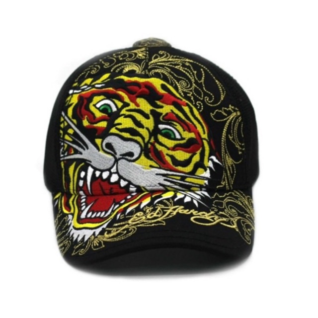 Nón ED Hardy lưới thêu cọp