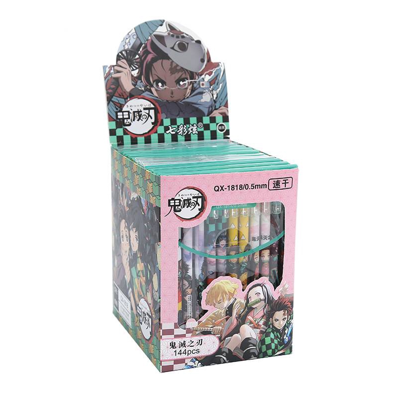 6 Pcs Bút tẩy được, xóa được ,bút thần kỳ Anime Demon Slayer Kimetsu No Yaiba Kamado Tanjirou