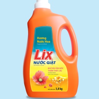 Nước giặt lix hương nước hoa 3.8kg
