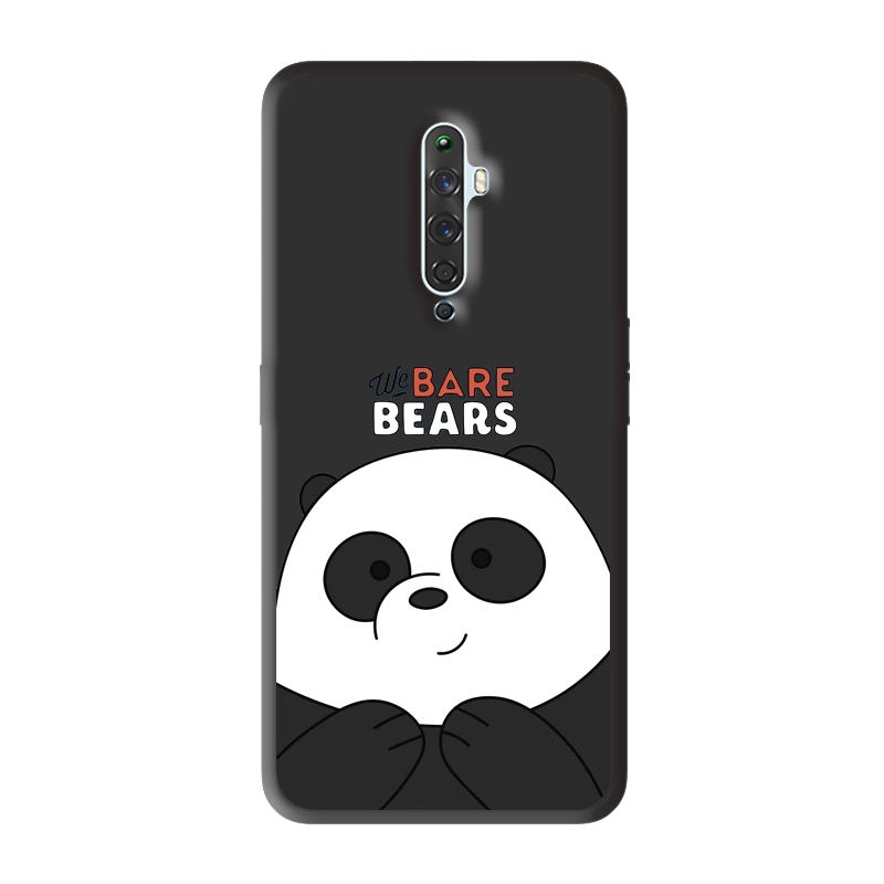 Ốp điện thoại TPU mềm in hình We Bare Bears cho OPPO Reno 2 Z F 10x Zoom