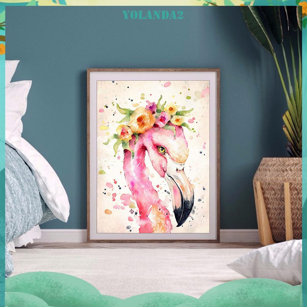 Bộ Tranh Đính Đá 5d Tự Làm Họa Tiết Hoa Nhiều Màu Sắc