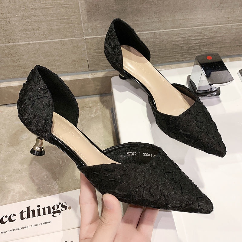 Giày cao gót 3cm mũi nhọn thời trang dành cho nữ