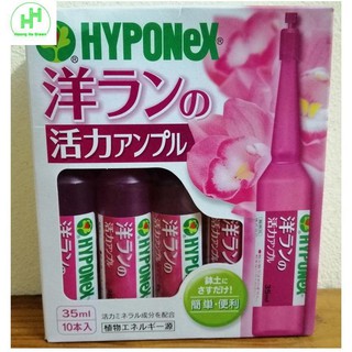 Hộp 10 ống Phân Bón Lỏng HYPONEX Nhật Bản, Dung dịch Dưỡng hoa, Dưỡng chất cho Hoa Lan, 35ml/ống