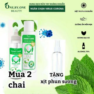 COMBO 2 CHAI TẶNG 1 CHAI XỊT PHUN SƯƠNG XỊT KHUẨN HAND CARE
