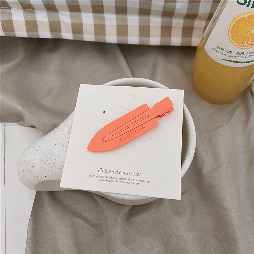 Bộ 3 Kẹp Tóc Mỏ Vịt Không Đường May Màu Ngà Thanh Lịch Dành Cho Bạn Nữ