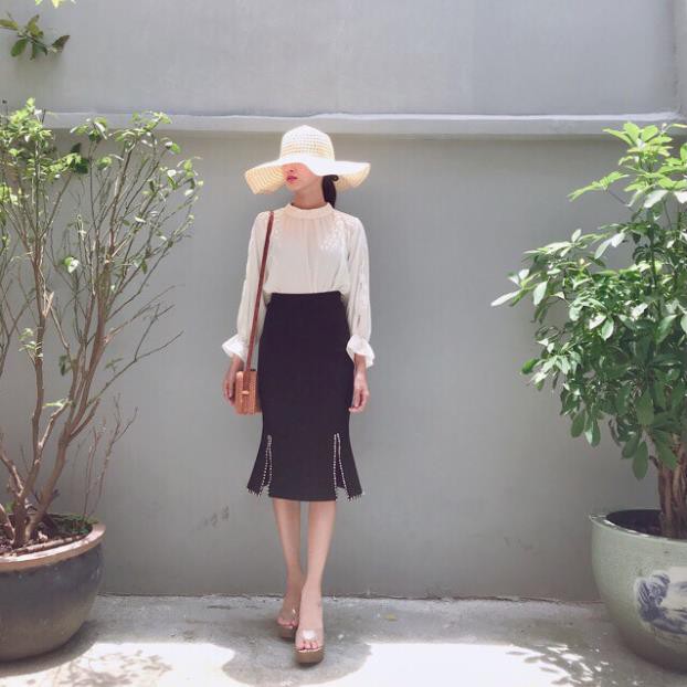 12.12 Xả - [có size eo < 95cm] Chân Váy Xẻ 2 Tà Đính Hạt - Chân Váy Bút Chì - Chân Váy Công Sở Size Đại Y88 ' 2021 . ᴬ : | BigBuy360 - bigbuy360.vn