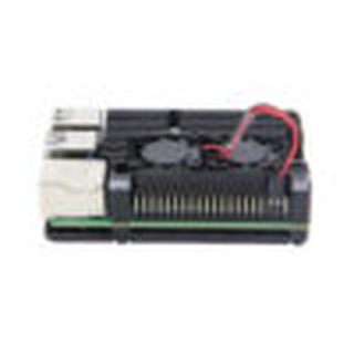Vỏ nhôm Raspberry Pi 4, kèm 2 quạt