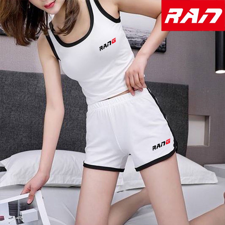 ✽❀☎Bộ đồ thể thao và giải trí của phụ nữ Hàn Quốc quần đùi áo vest dục sinh viên thời trang sexy yoga ngủ pijama