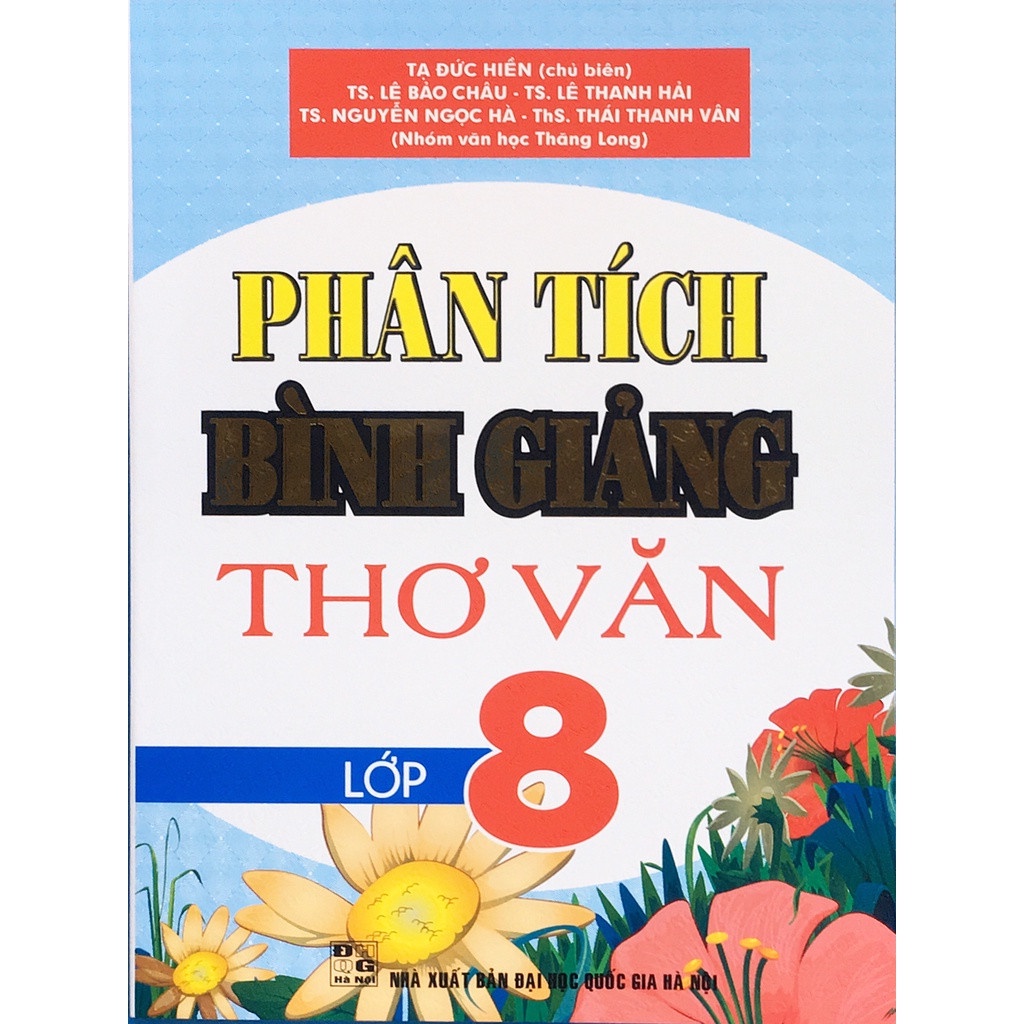 Sách - Phân tích bình giảng Thơ văn lớp 8