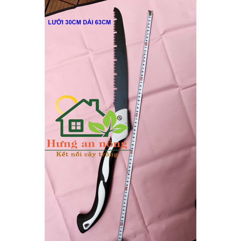 Cưa cầm tay gấp gọn lưỡi thép hợp kim SK5 bén bền không gỉ sét 4 size, lưỡi 18cm, 21cm, 25cm, 30cm