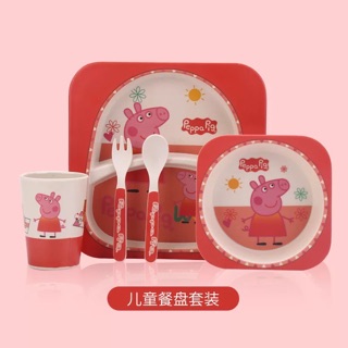 Khay ăn dặm sợi tre 5 món