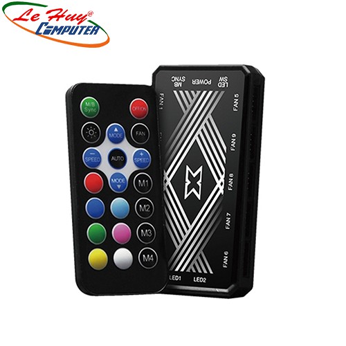 Fan Case Xigmatek Galaxy III Essential BX120 ARGB (Đen/Trắng)