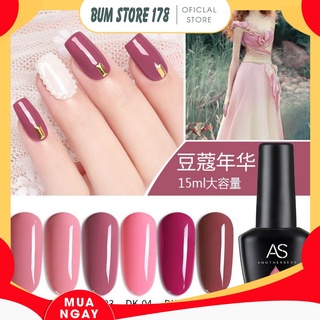 Sơn gel AS bền màu cực kì mướt 15ML (dành cho tiệm nail chuyên nghiệp) - DK