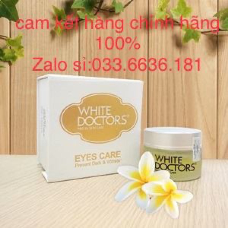{ chuẩn hàng 100%}kem white doctors EYES CARE chống thâm,xoá nếp nhăn,tan bọng mỡ quanh vùng mắt hủ 25ml