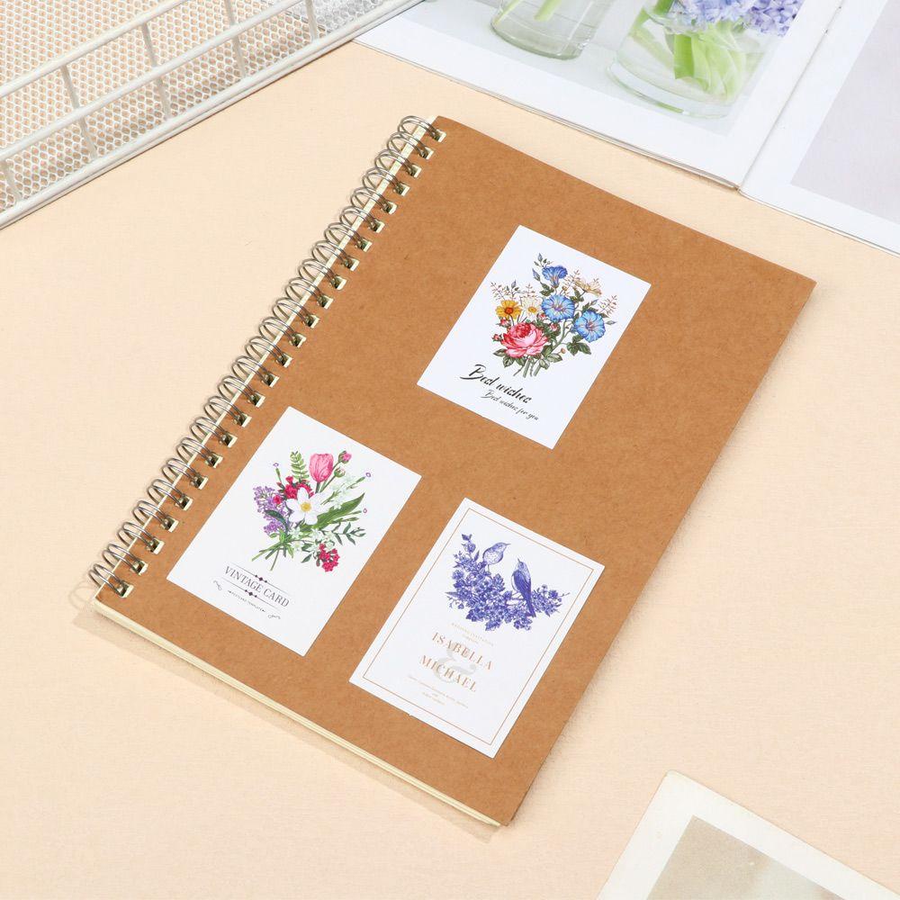 Miếng Dán Trang Trí Kiểu Vintage 8 Kiểu Xinh Xắn