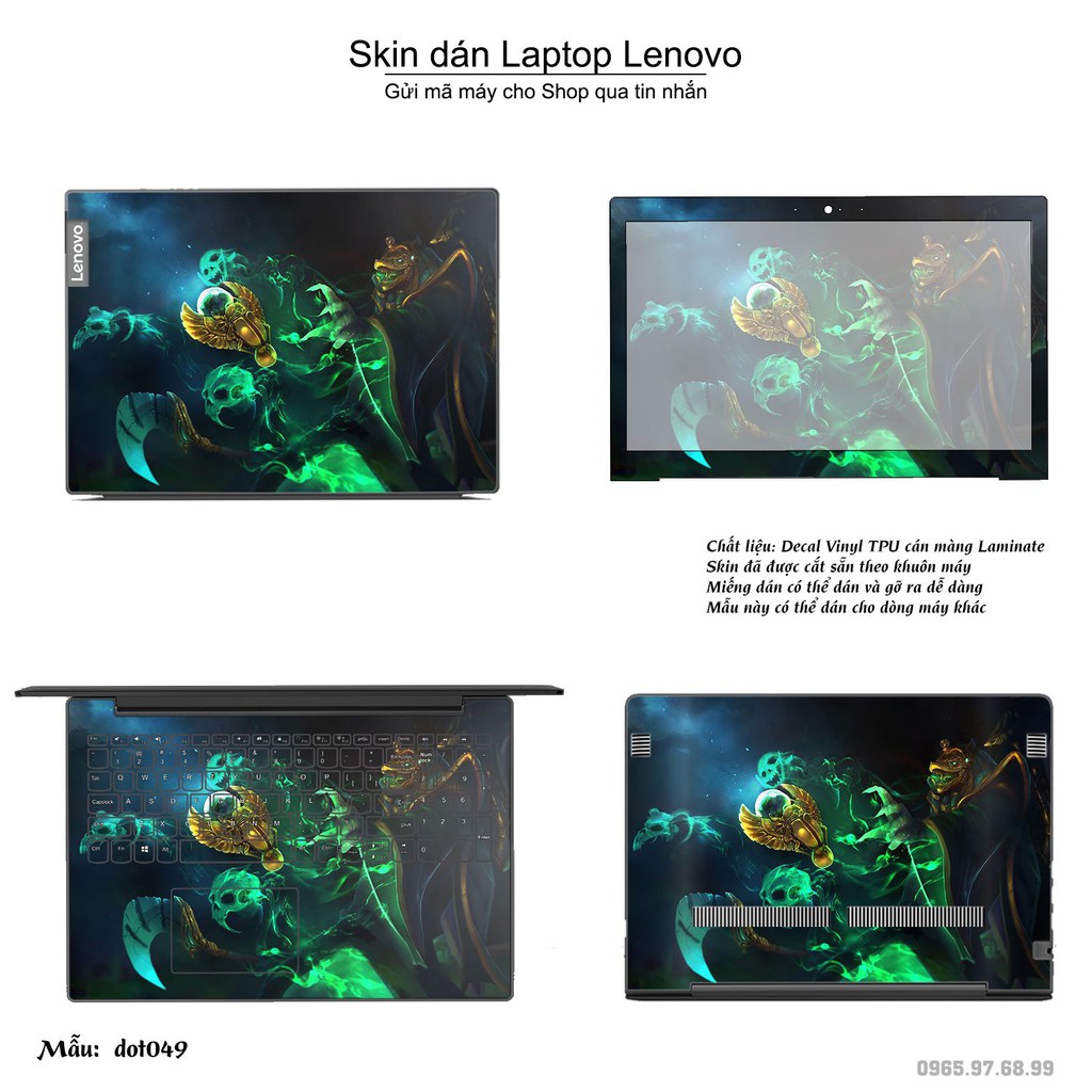 Skin dán Laptop Lenovo in hình Dota 2 _nhiều mẫu 8 (inbox mã máy cho Shop)
