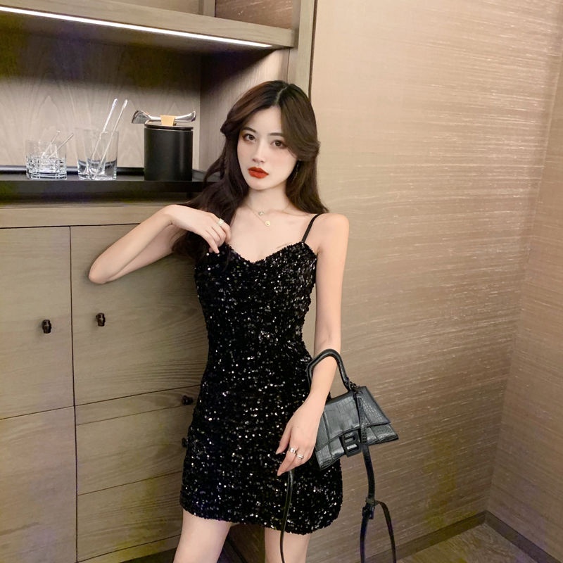 Váy body Đính Kim Sa Quyến Rũ