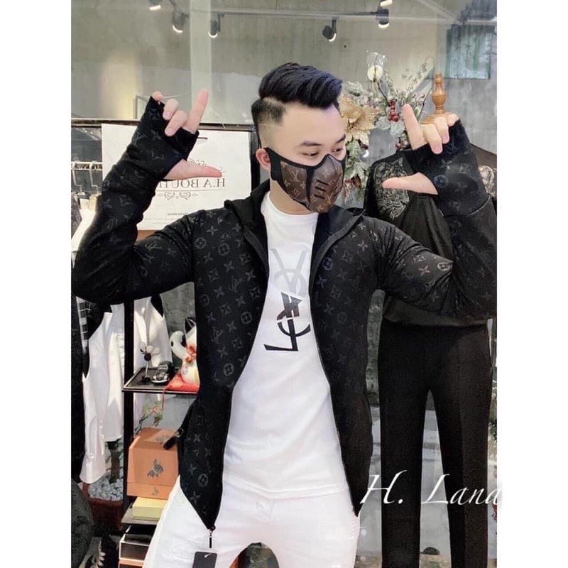 Áo Chống Nắng Nam Nữ LV,Áo chống nắng nam nữ Vải Umi Co Dãn 4 Chiều Dày Dặn Logo Dập Nổi Siêu Chất