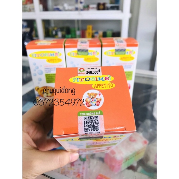 Appetito Fitobimbi_Tăng cường hệ tiêu hoá giúp trẻ ăn ngon miệng hơn chai 200ml
