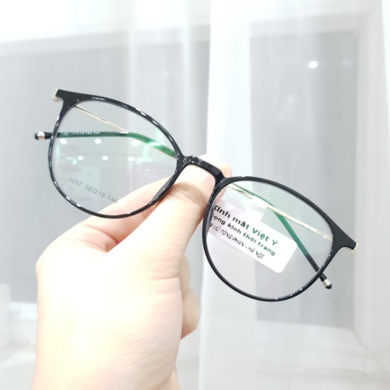 Gọng Kính Cận BBR mã 1207 màu đen + TẶNG HỘP, KHĂN