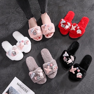 Dép lông mang trong nhà cute