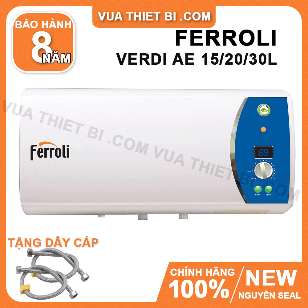 [15L] Ferroli Verdi AE 15 lít – Bình Nóng Lạnh Gián Tiếp