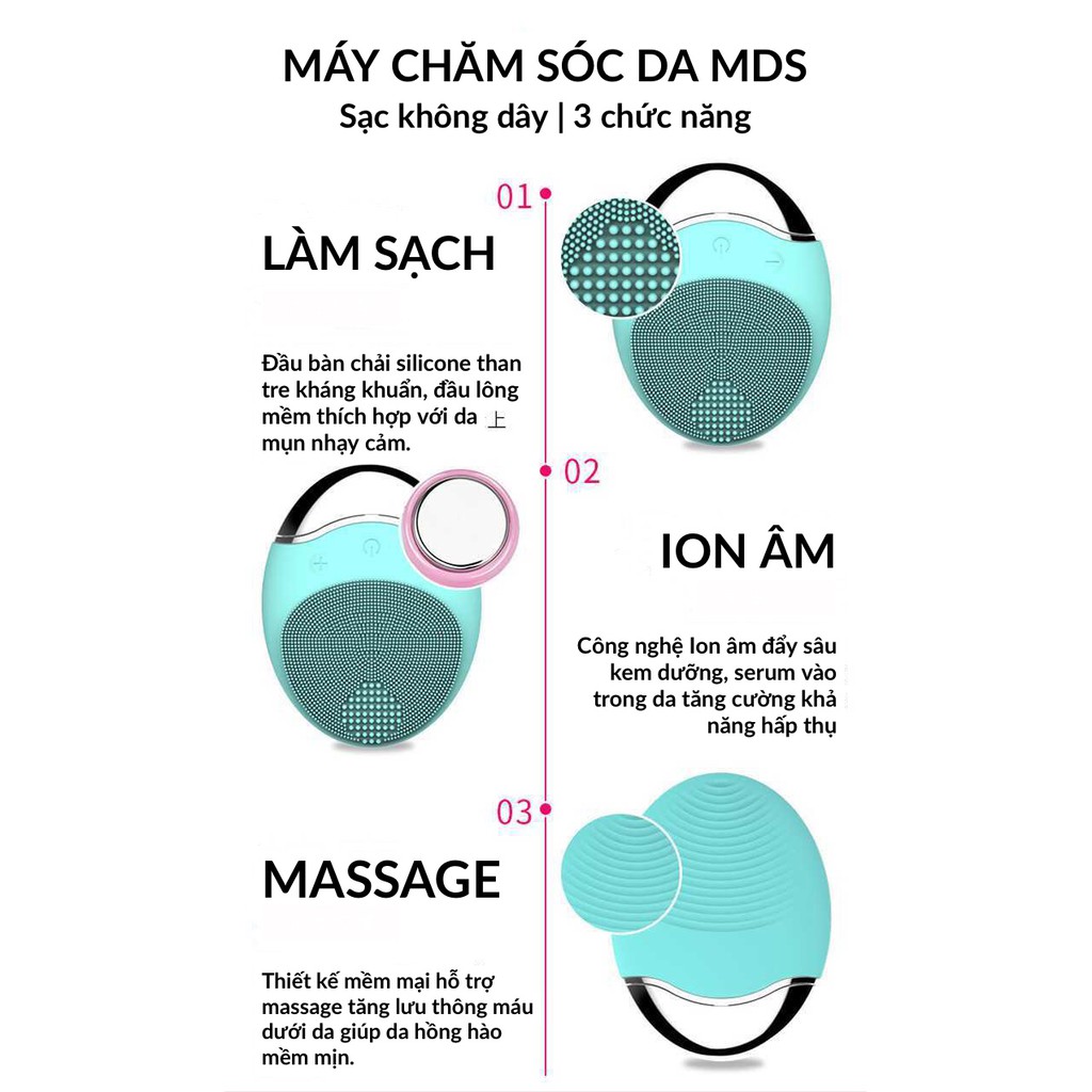 Máy rửa mặt / Chăm sóc da đa chức năng MDS | BigBuy360 - bigbuy360.vn